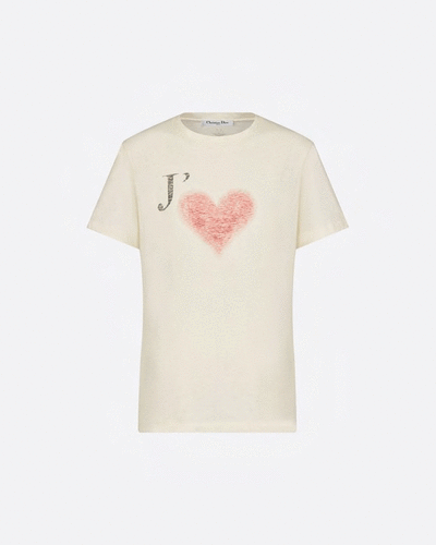 [premium] 쟈디올 글로벌 / 하트 티셔츠 (린넨 면 혼방)